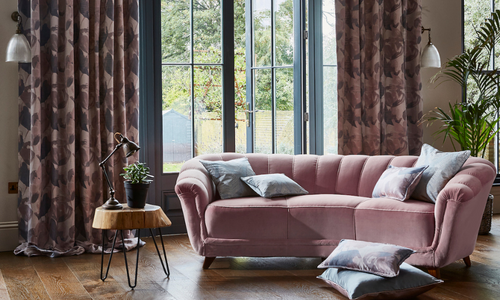 curtains covering bifold doors